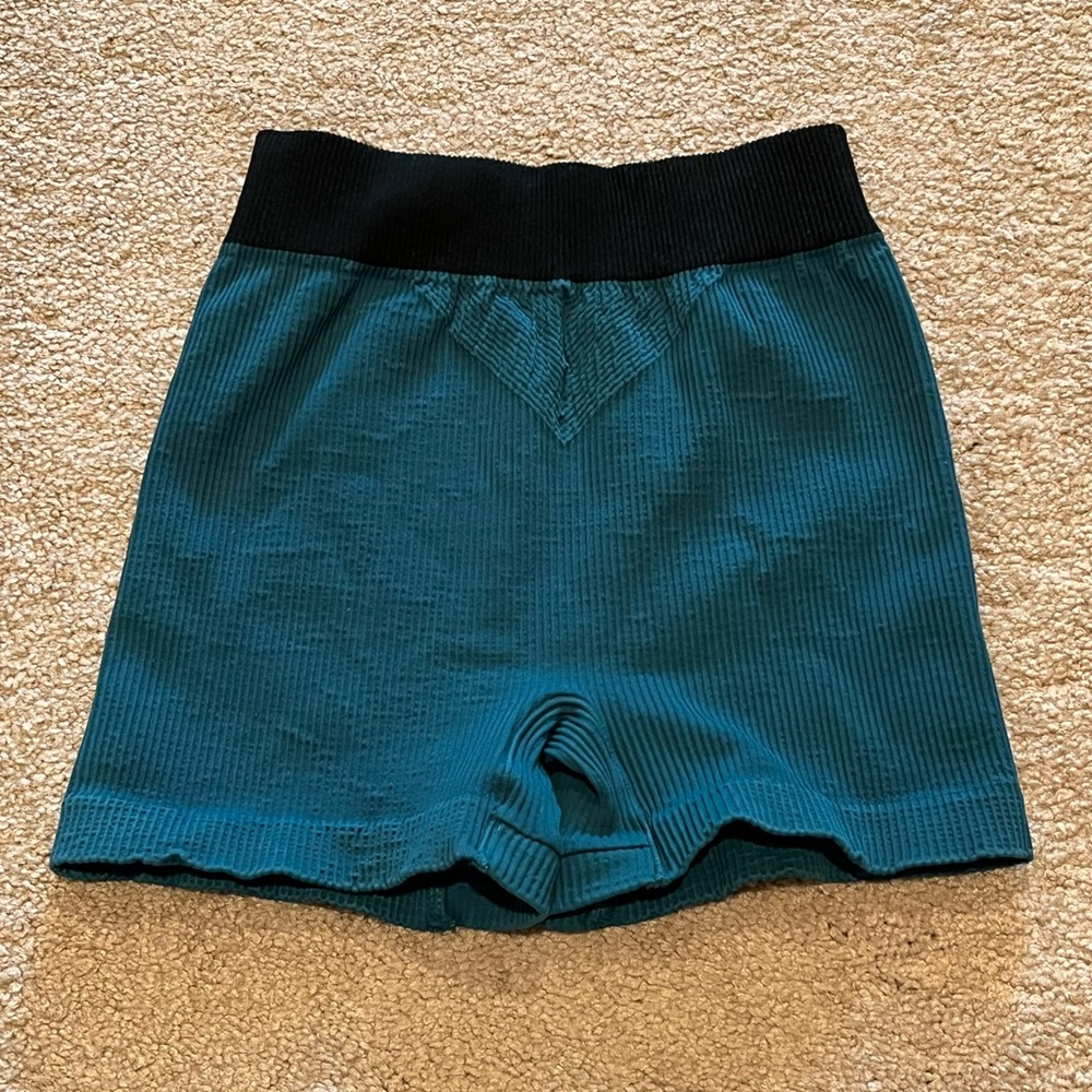 Free People Movement Prajna Shorts XS/S Teal - Picture 6 of 9